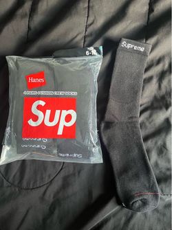 Black Supreme Socks