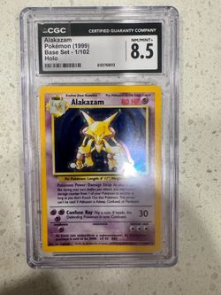 Alakazam base set cgc 8.5