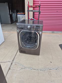LG Front Load Washing Machine Graphite Steel