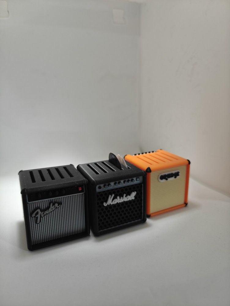 Marshall, Orange Or Fender Guitar Pick Holder