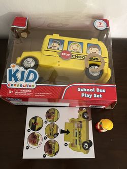 Kid Connection School Bus Play Set