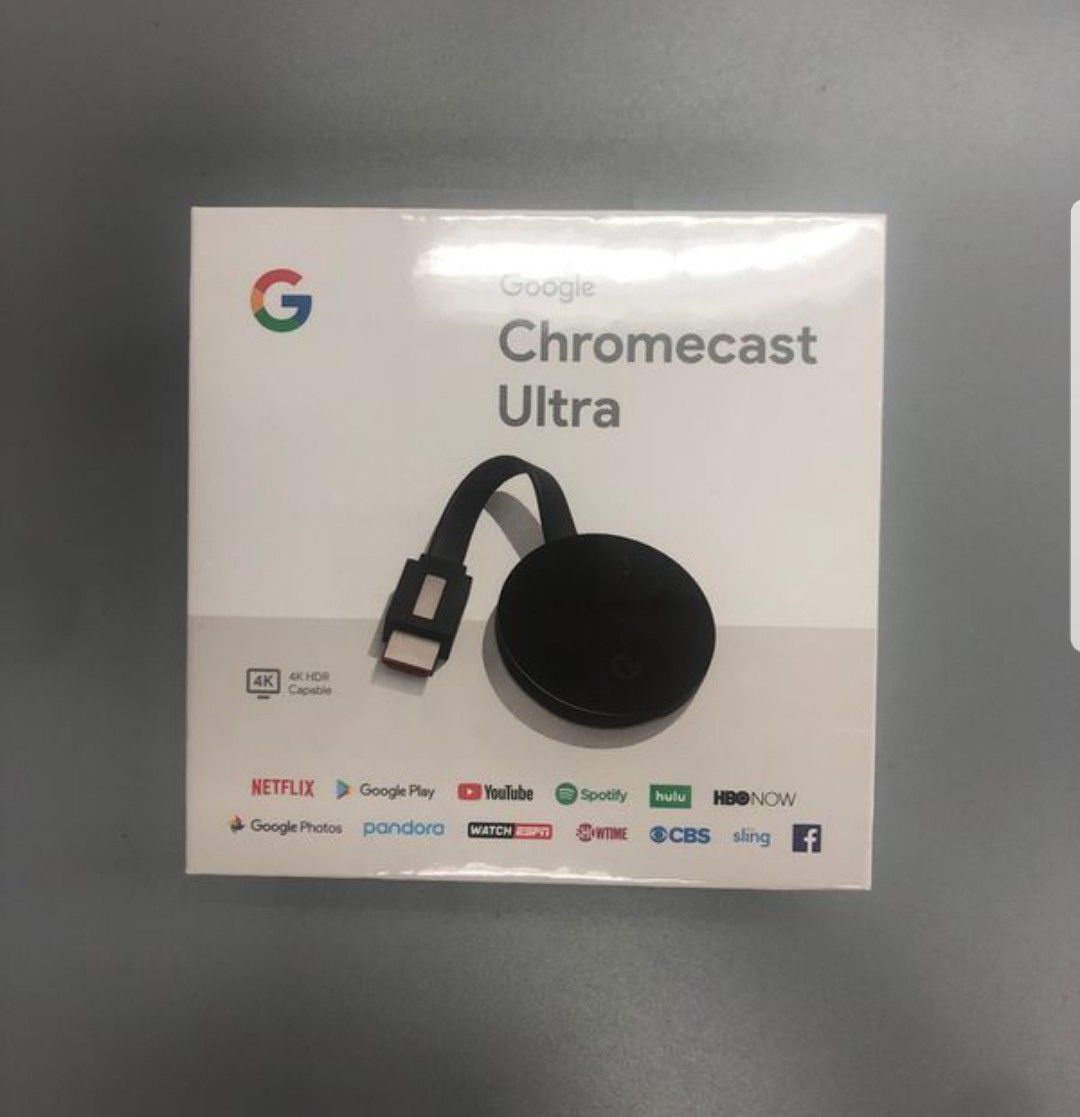 New and sealed!!!!Chromecast ULTRA Google TV - 4K . Pick up only