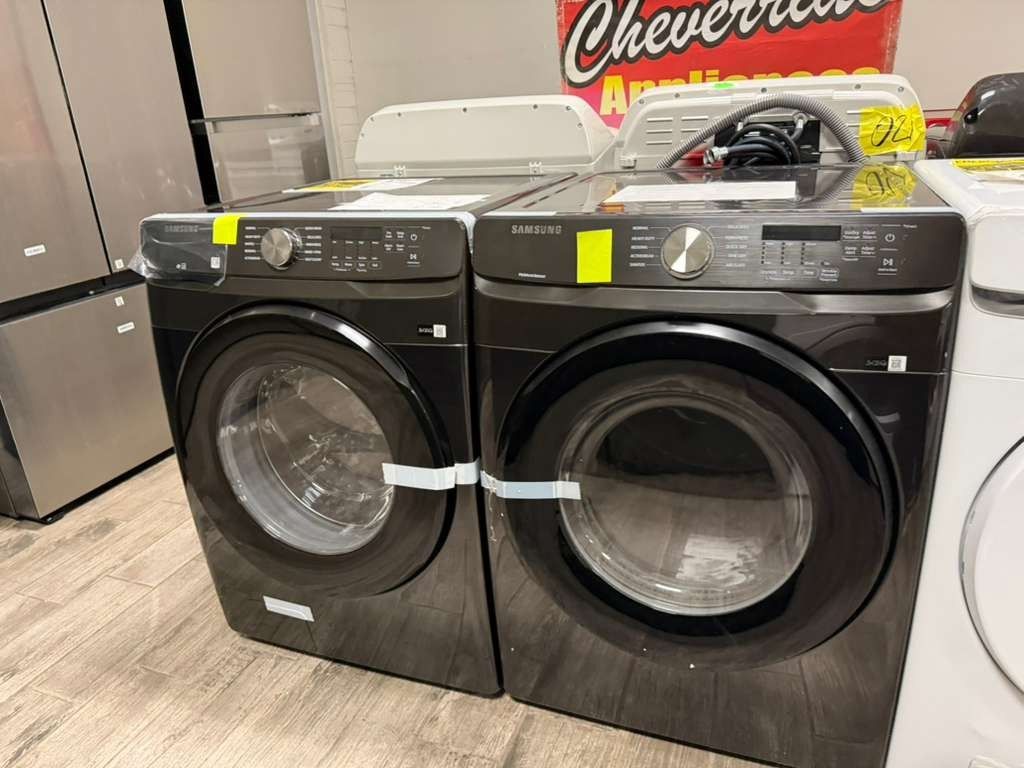 Samsung new washer and dryer set with warranty