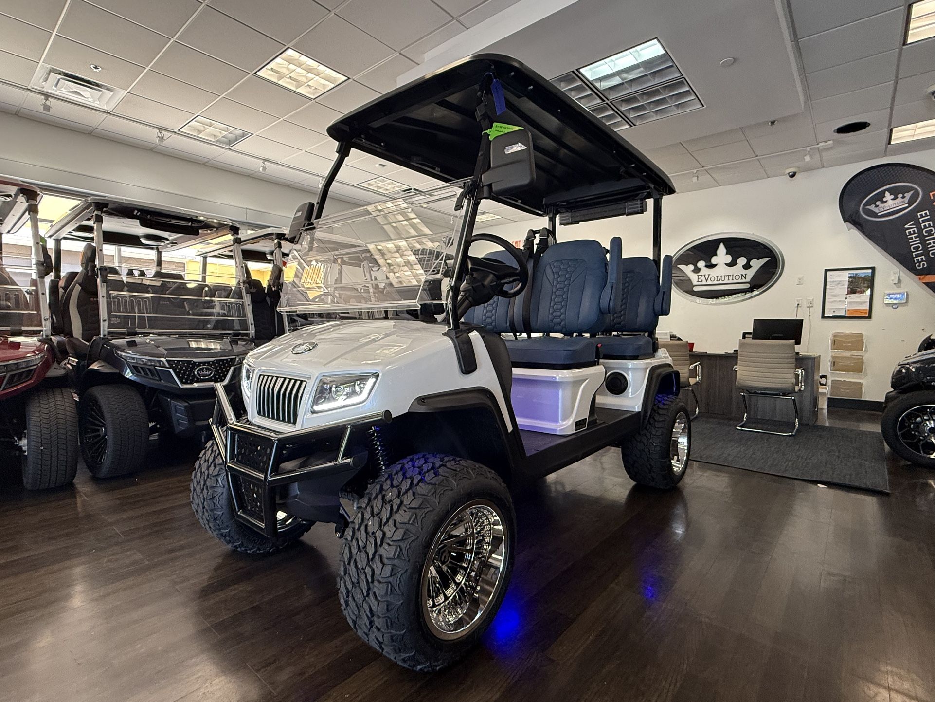 New Lifted Lithium Golf Cart