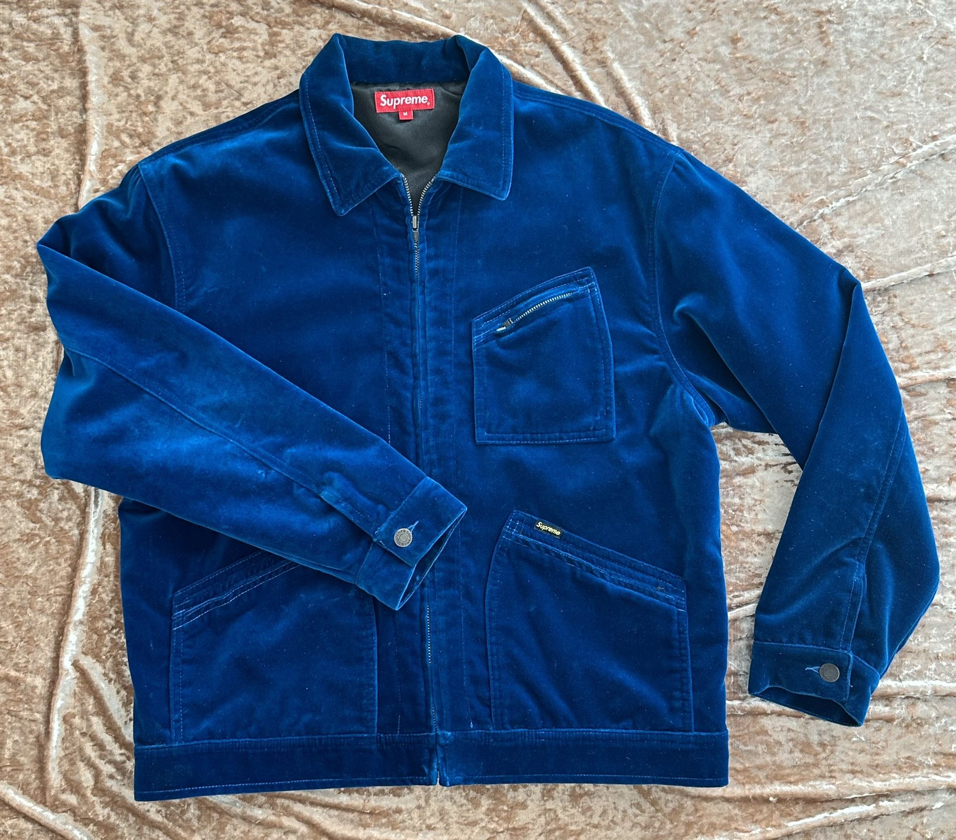 Supreme !!!VELVET!!! Work Jacket