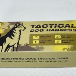 Wingoin Tactical Dog Harness Support  and  Comfortable   All Breeds  Size  Large