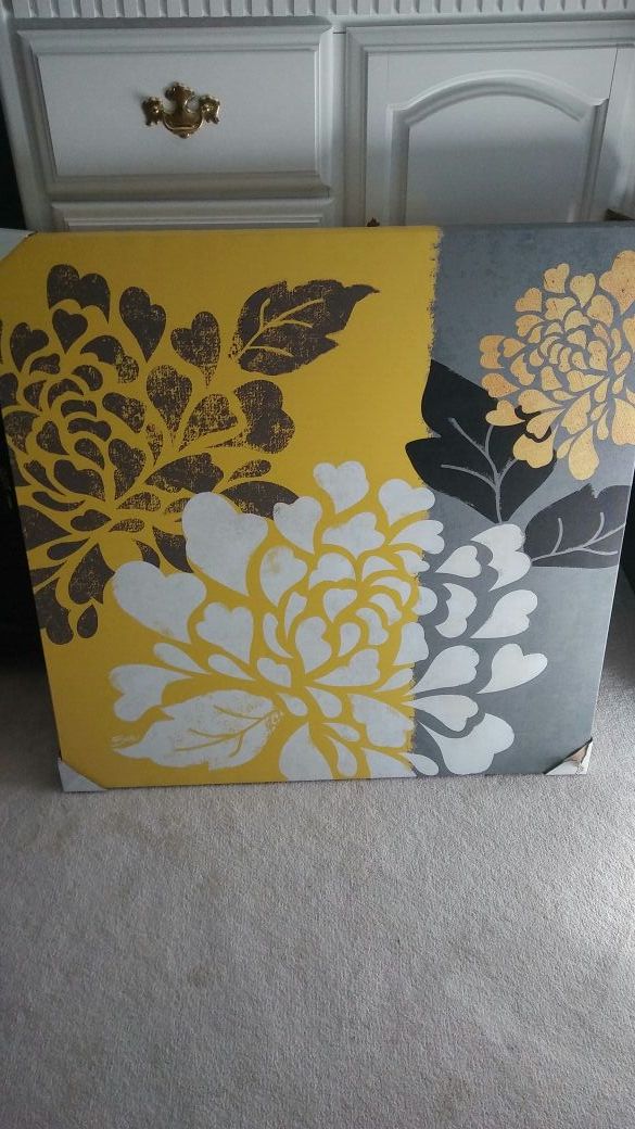 New huge flower picture 36x36