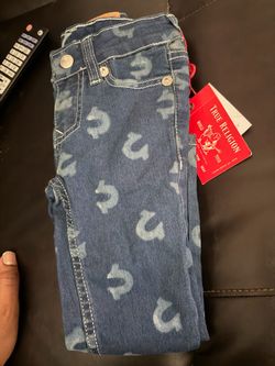 Kids Size 4 & 5 True Religion  Jeans