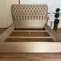 Beautiful California King Size Champagne Bed Frame