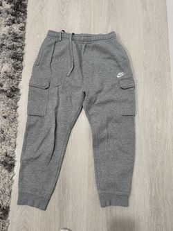 Nike Grey Cargo Fleece Joggers