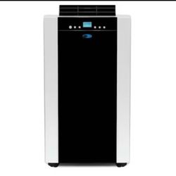 Whynter 9,200 BTU (14,000 BTU ASHRAE) Portable Air Conditioner Cools 500 Sq. Ft. with Heater, Dehumidifier, and Remote in Black