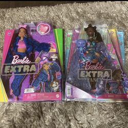 Lot of (2) Barbie Doll Extra 