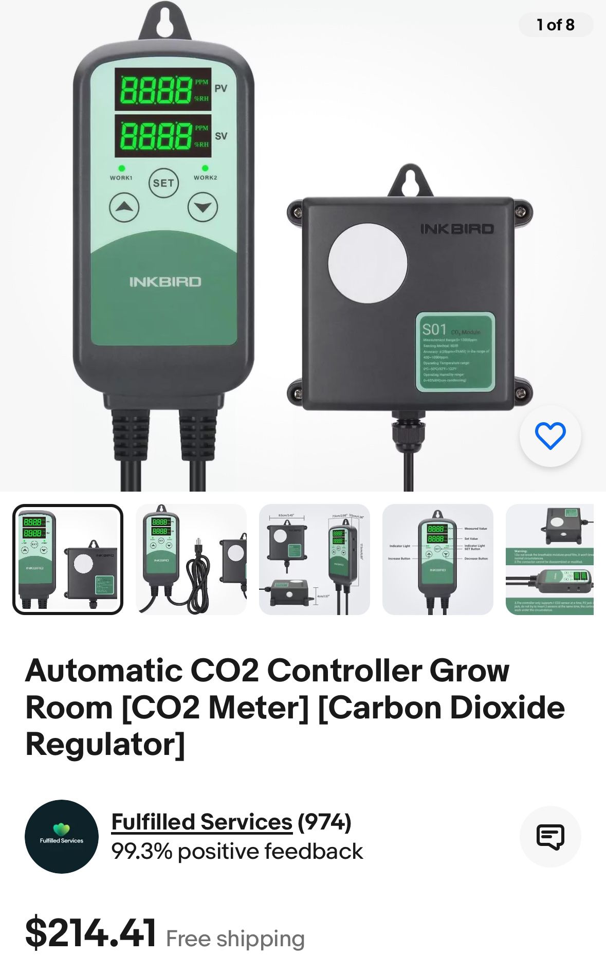 CO2 Controller Grow Room