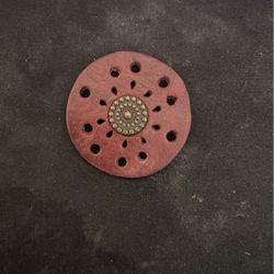 Handmade Leather Pendant 