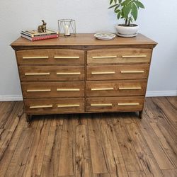 Vintage 1955 Empire Furniture Corp. Solid Maple MCM Dresser