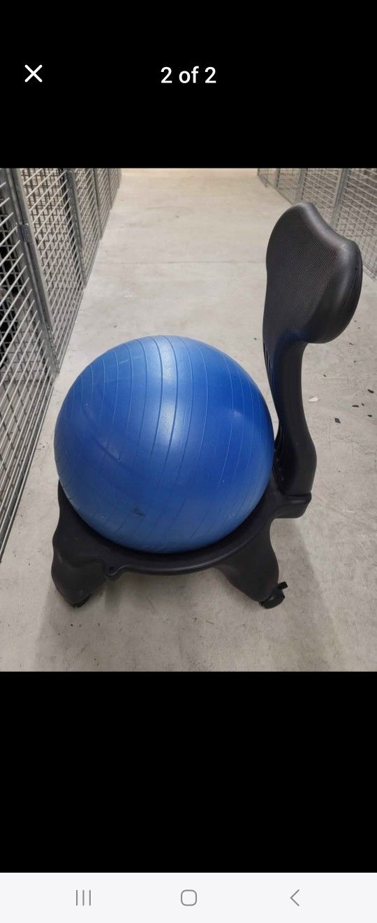Exercise Ball with Chair