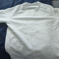 White Sweater Size L