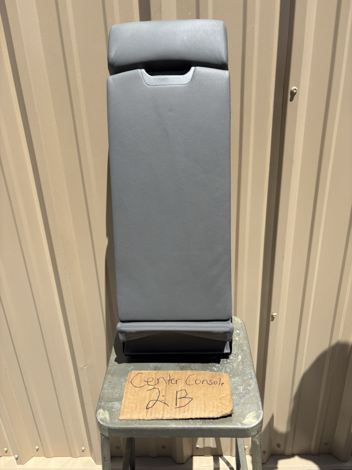 2003 Bmw 745i Grey Rear Center Arm Rest