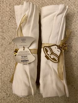 Pier One Holiday Napkins 4 In Each Pack White