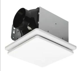 Utilitech Utilitech 1.0-Sone 80-CFM White Decorative Lighted Bathroom Fan