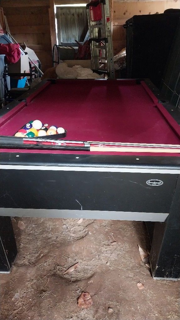 Pool Table And Table Tennis