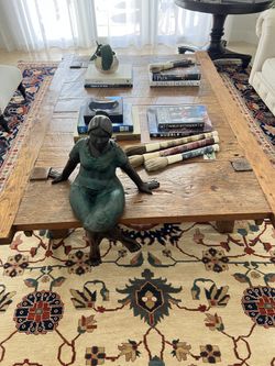 Indonesian Wood Carved Coffee Table 