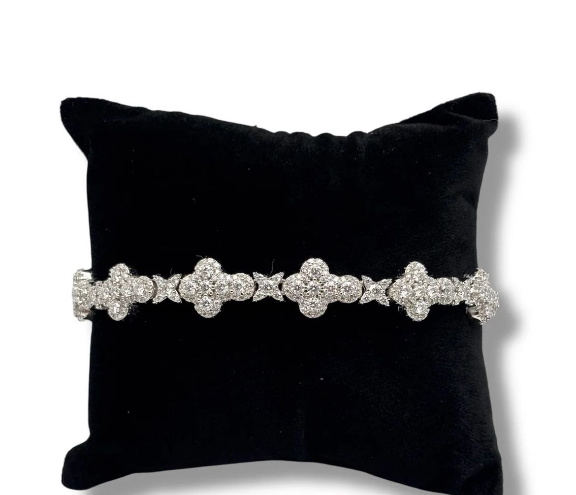 Moissanite Cross Star Bracelet pass all tester