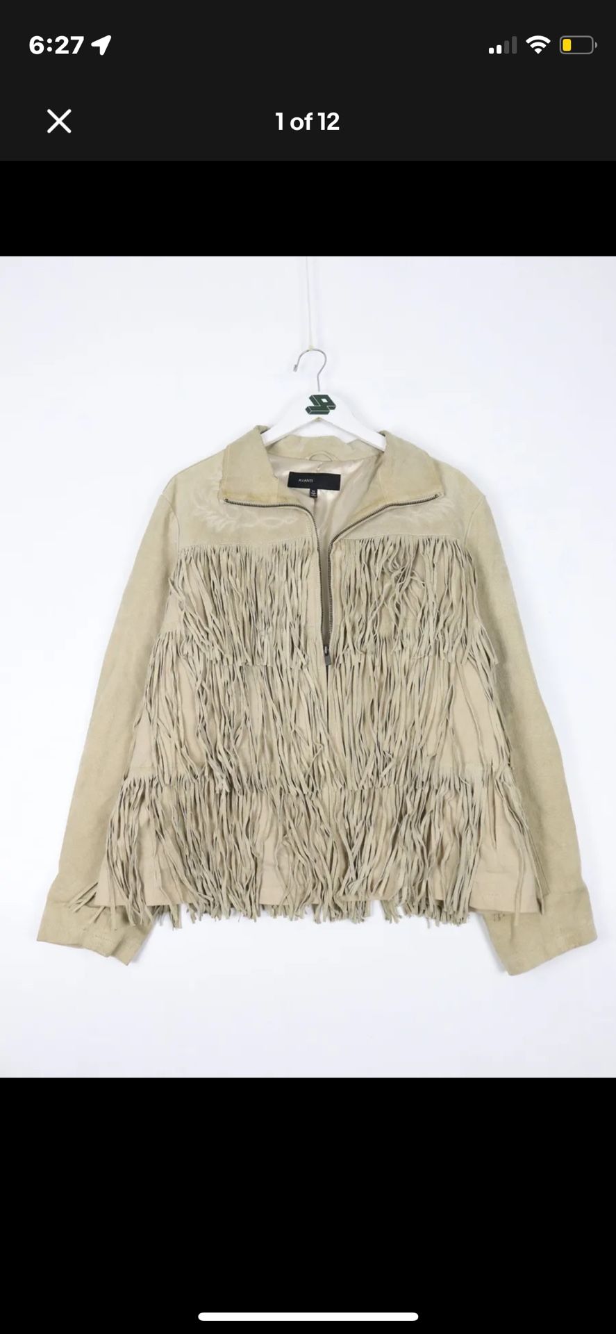 Western Wear And TSuede’ Fringe Jacket Vintage 