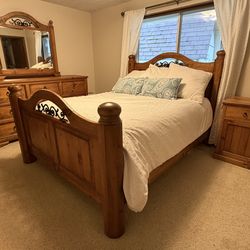 Queen-Size Bedroom Set - Solid and Sturdy