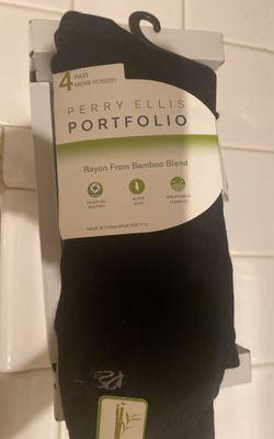 Brand New Perry Ellis 4 Pack Dress Socks