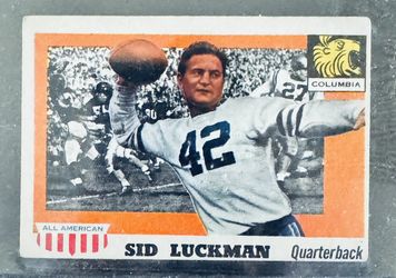 1955 Topps #85 Sid Luckman