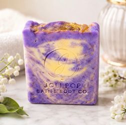 Bee-Jeweled Floral Handmade Soap | Lily of the Valley | Luxury Cold Process Soap
