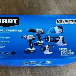 Hart 5 Tool Combo Kit 