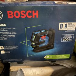 New In Box Bosch Green Line Laser GLL100-42GL