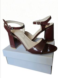 Sugar Block Heel Ankle Strap Sandals