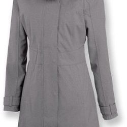 Merrell Women's Ellenwood Insulated Parka Jacket Shadow Heather Grey 