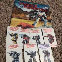 Transformers Vintage Book And Cards