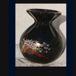 Asian Black Porcelain Vase