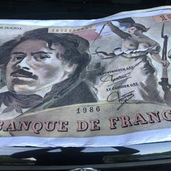 Large France 100  Bill
