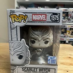 EXC LE SKETCHED DECO Scarlet Witch Funko Pop Bobblehead #1575 Marvel Comics MCU