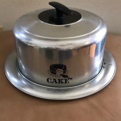 West Bend Aluminum Cake Carier