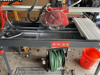 Rubi Wet Saw Tile Cutter Cuts 15 X 36 Tile Porcelain And Marble