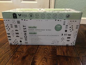 New in box Honest Baby Wipes 720 Count