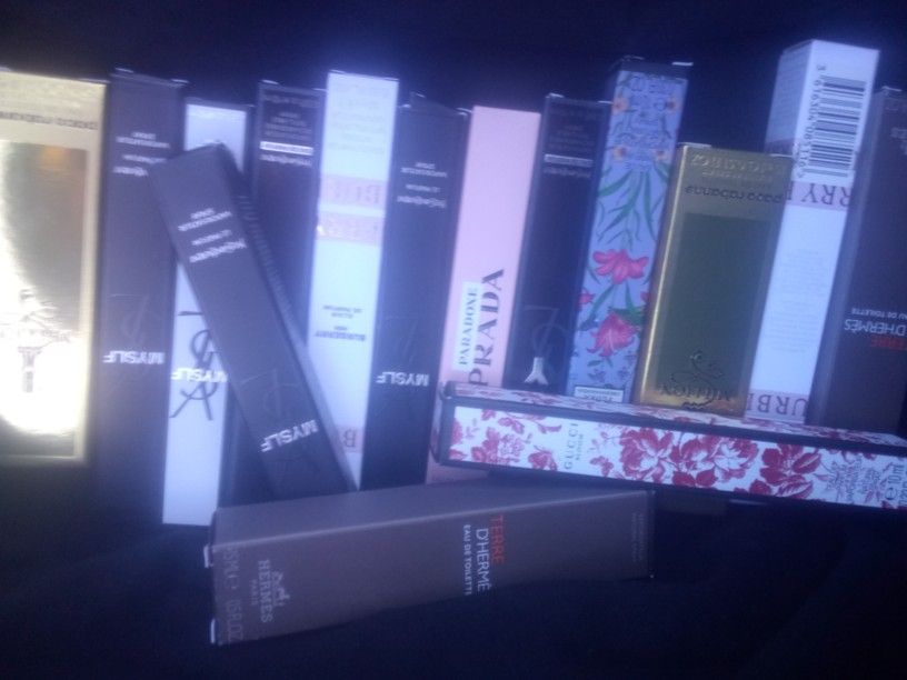 All 15 Bottles Gucci-Prada-YsL-Burberry-Designer Perfumes/Cologne tt