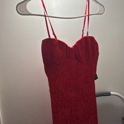 Lingerie Red Dress