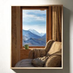 “Morning, Unrushed” - High-quality Print ( Framed)