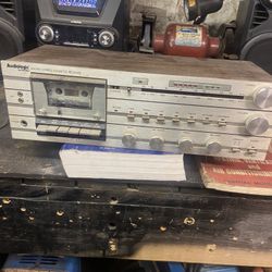 Old Audiologic Receiver With Cassette Deck