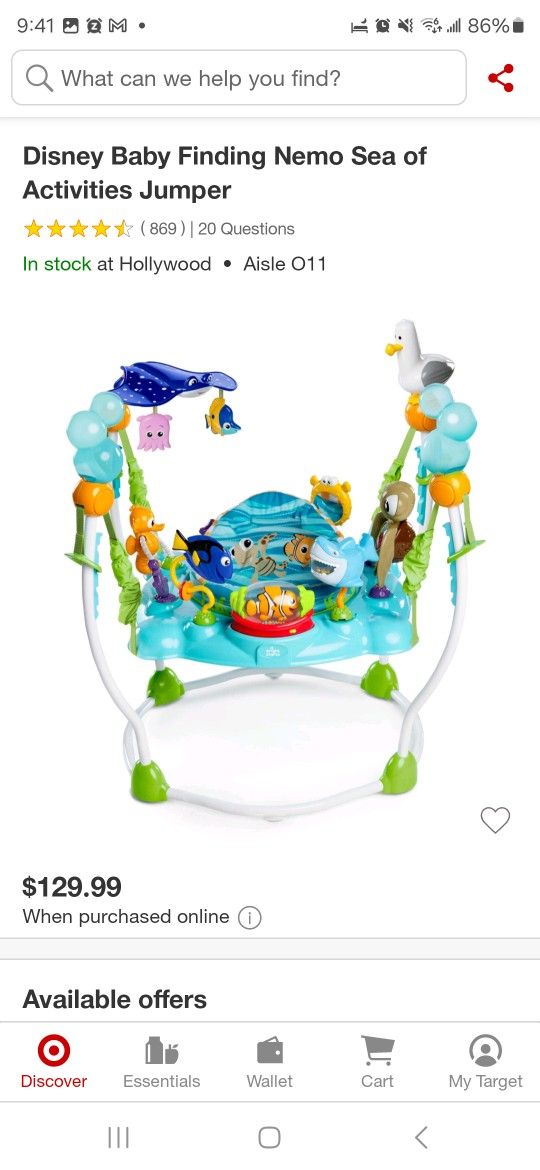 Disney Finding Nemo Jumper