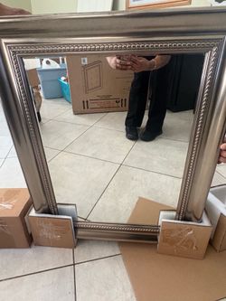 Glacier Bay 24x30 framed mirror cabinet