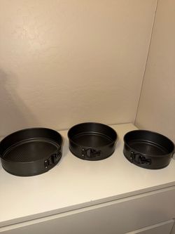 Round Nonstick Steel Spring Form Cake Pans